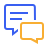 Icono de comunicación empresarial